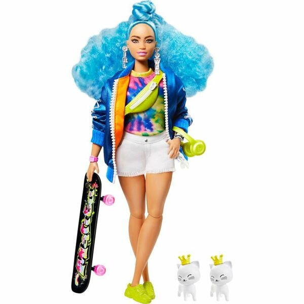 Barbie - Extra Doll - Blue Curly Hair (GRN30)