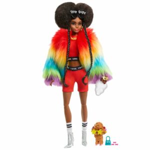 Barbie - Extra Doll - Rainbow Coat (GVR04)