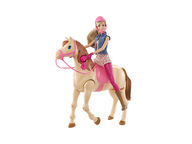 Barbie Nukke ja liikkuva hevonen