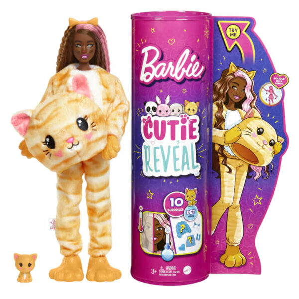Barbie - Cutie Reveal Doll - Kitten (HHG20)